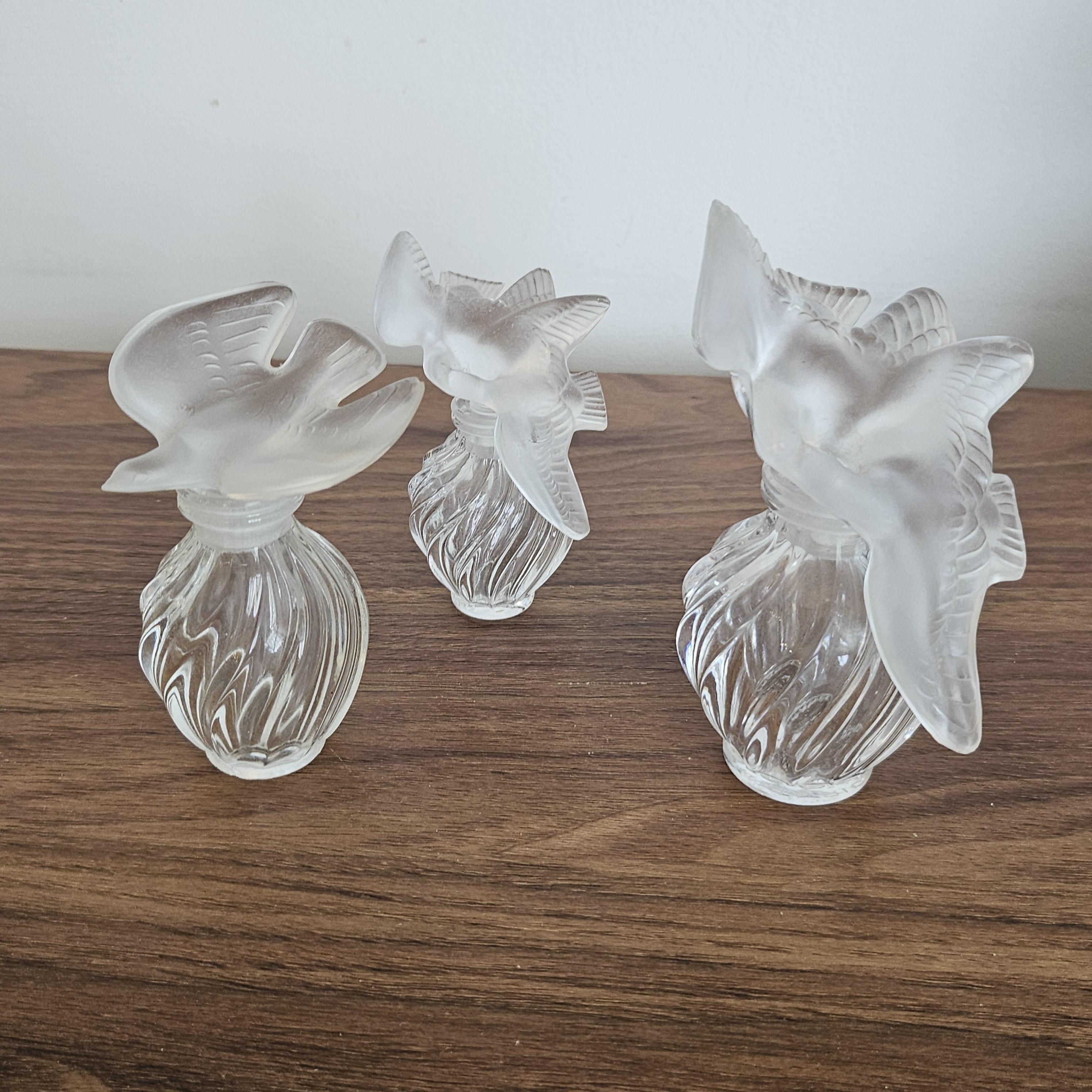 OLD LALIQUE フロストクリスタル女性像と白鳥 OLD LALIQUE フロストクリスタル女性像と白鳥
