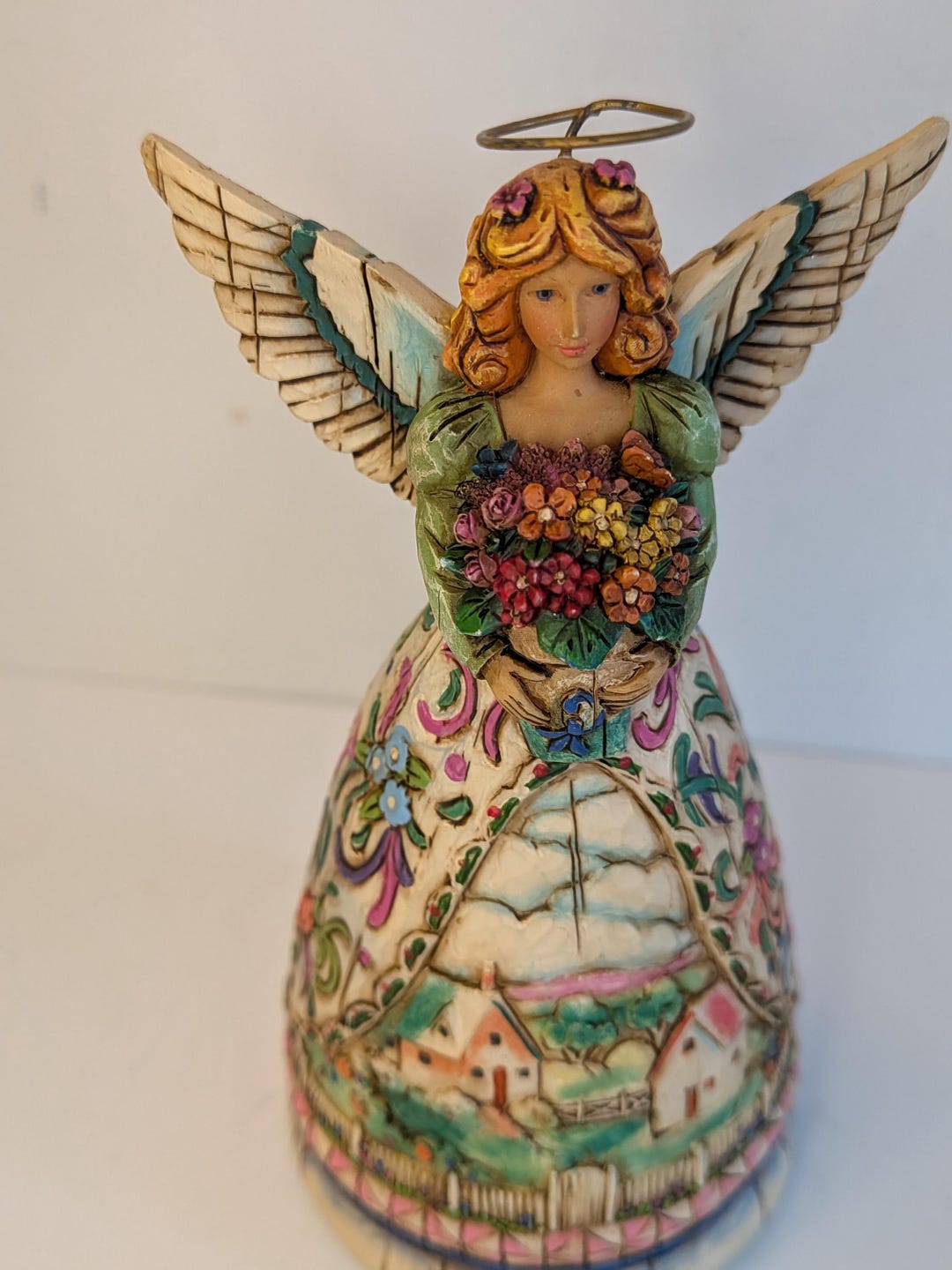 Large Spring Angels Vintage Jim Shore Spring Angel Figurine, 2006, Heartwood Creek, M117674 ...