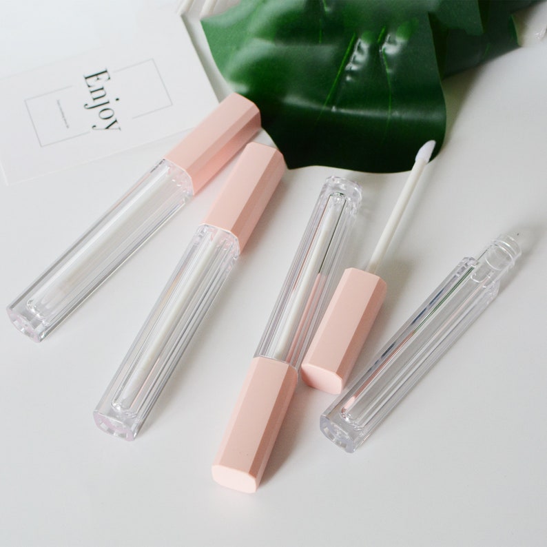 1pcs200pcs Pink Color Square Empty Lip Gloss Tubes Cute Etsy Australia