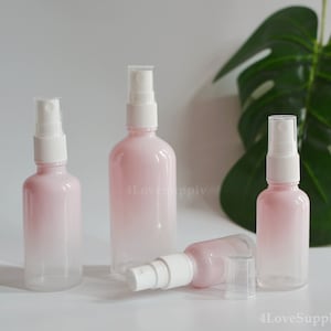1-200 Stück 15ml 30ml 50ml 100ml Glas Feinnebel Sprühflasche, rosa Farbverlauf, Parfüm Duftraum Home Sprühflasche, Liner Spray, Großverkauf