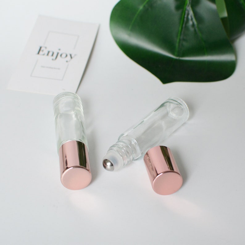 Leere Roll-on-Flaschen 30 Ml – 2 Stück, Glas Mit Rollball, Für Öle & Parfüm