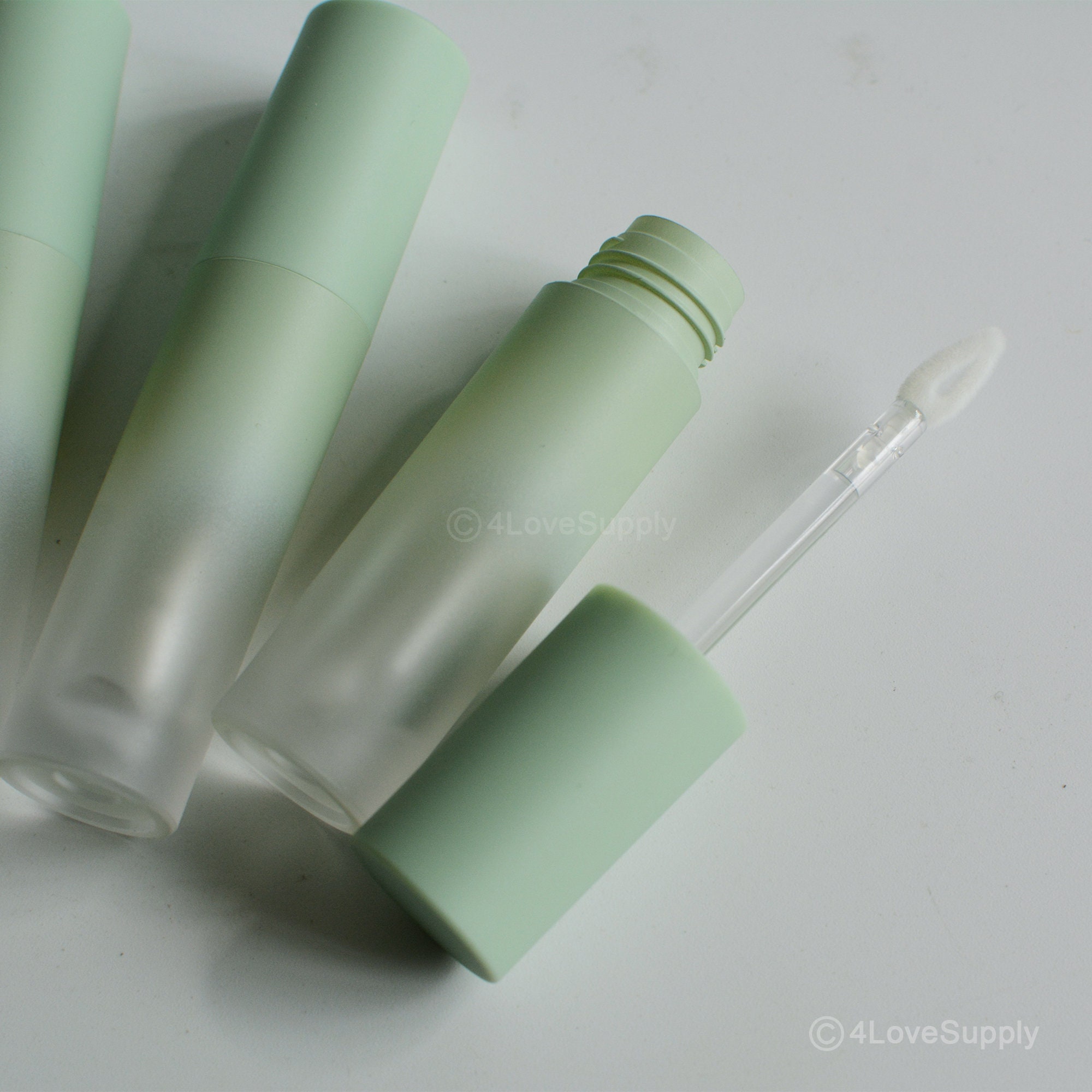 1pcs200pcs 4ml Matte Green Empty Lip Gloss Wand Tubes Etsy