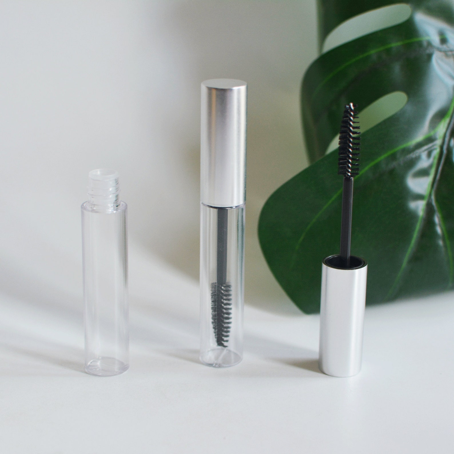 10ml Empty Silver Eyelash Tube with Wand Mascara Plastic Etsy