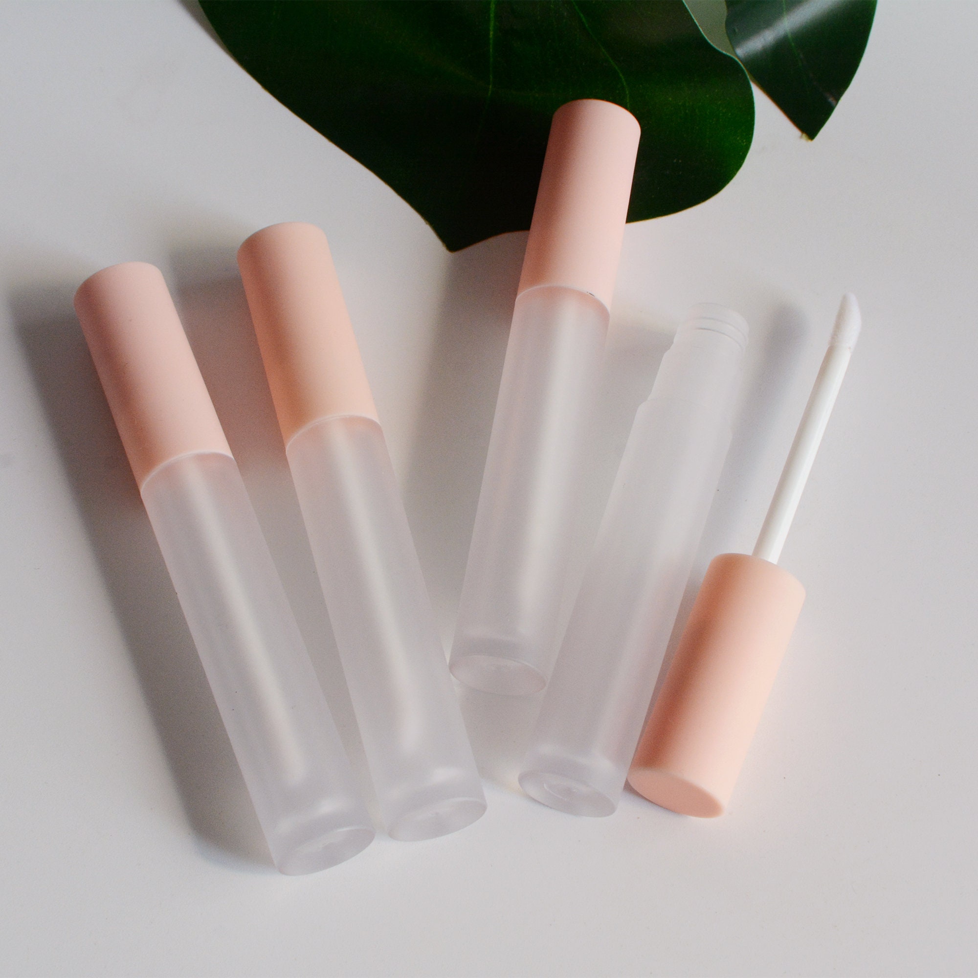 5ml Light Pink Matte Empty Lip Gloss Wand Tubes Refillable Etsy