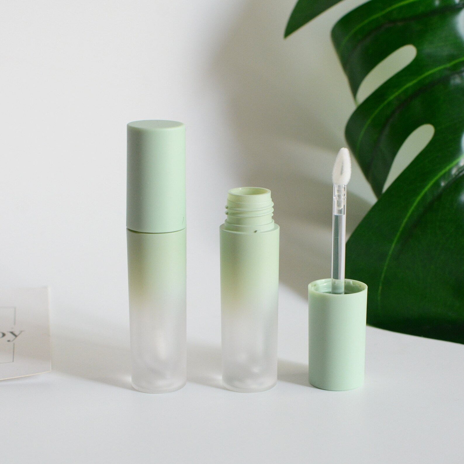 1pcs200pcs 4ml Matte Green Empty Lip Gloss Wand Tubes Etsy