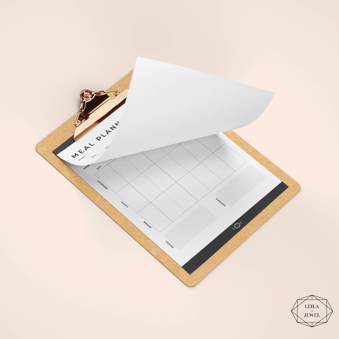 Printable Meal Prep Planner Fillable PDF Printable PDF Meal - Etsy