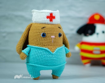 Bunny Amigurumi Pattern - Bunny the Nurse by Lennutas