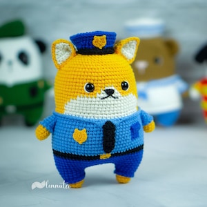 Shiba Amigurumi Pattern - Shiba the Police by Lennutas