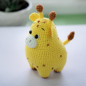 Giraffe Crochet Pattern: Cuddly Chubby Critters by Lennutas image 4