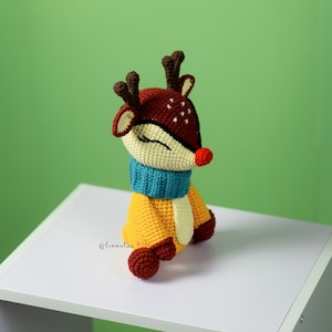 Amigurumi Reindeer Crochet Pattern PDF EN