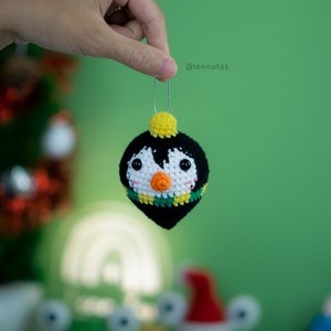Crochet Patterns Set of 5 Cute Christmas Ornament Characters image 4
