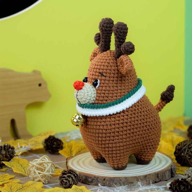 Christmas Crochet Patterns Bundle 4 in 1: Cuddly Chubby Critters by Lennutas image 2