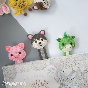 Animals Bookmark Crochet Pattern 9 Amigurumi Patterns ENGLISH PDF File image 5