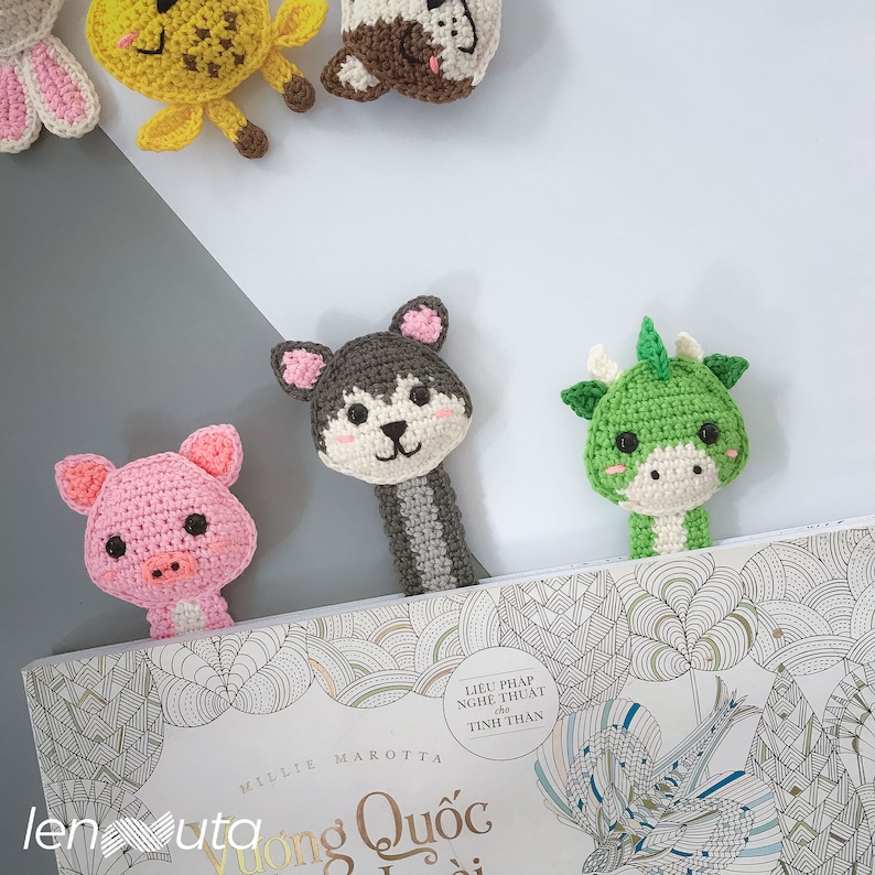 Animals Bookmark Crochet Pattern 9 Amigurumi Patterns ENGLISH PDF File image 5