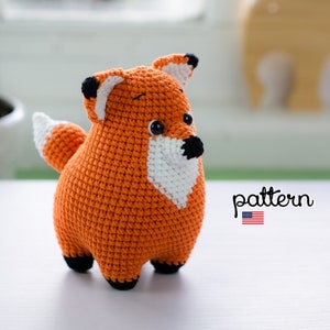 Fox Crochet Pattern: Cuddly Chubby Critters by Lennutas