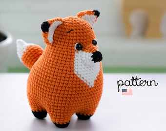 Fox Crochet Pattern: Cuddly Chubby Critters by Lennutas