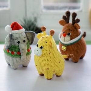 Giraffe Crochet Pattern: Cuddly Chubby Critters by Lennutas image 5