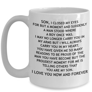 Forever My Son, My Joy: A Bond Brewed Strong on This Mug image 3