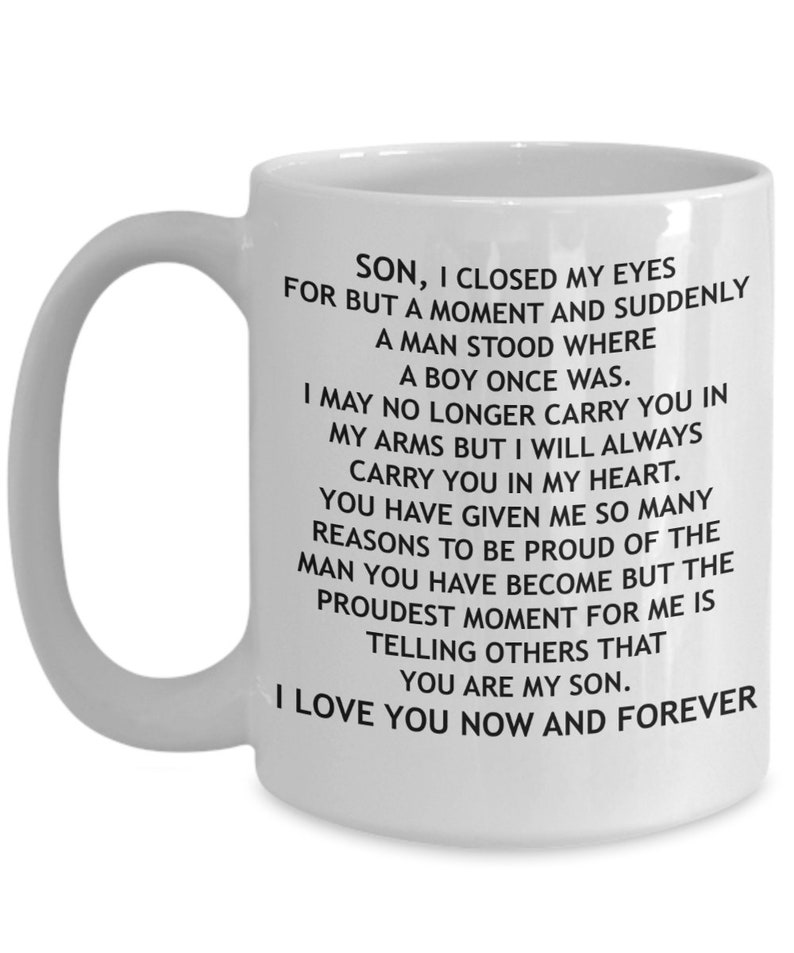 Forever My Son, My Joy: A Bond Brewed Strong on This Mug image 3