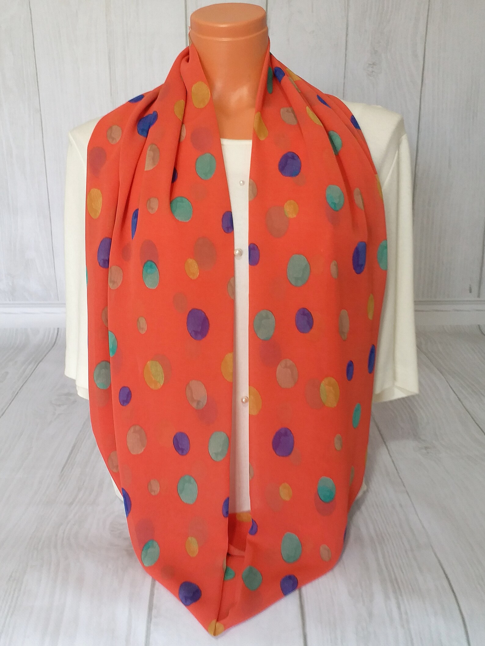 The most beautiful scarf models / scarf for summer / chiffon Etsy