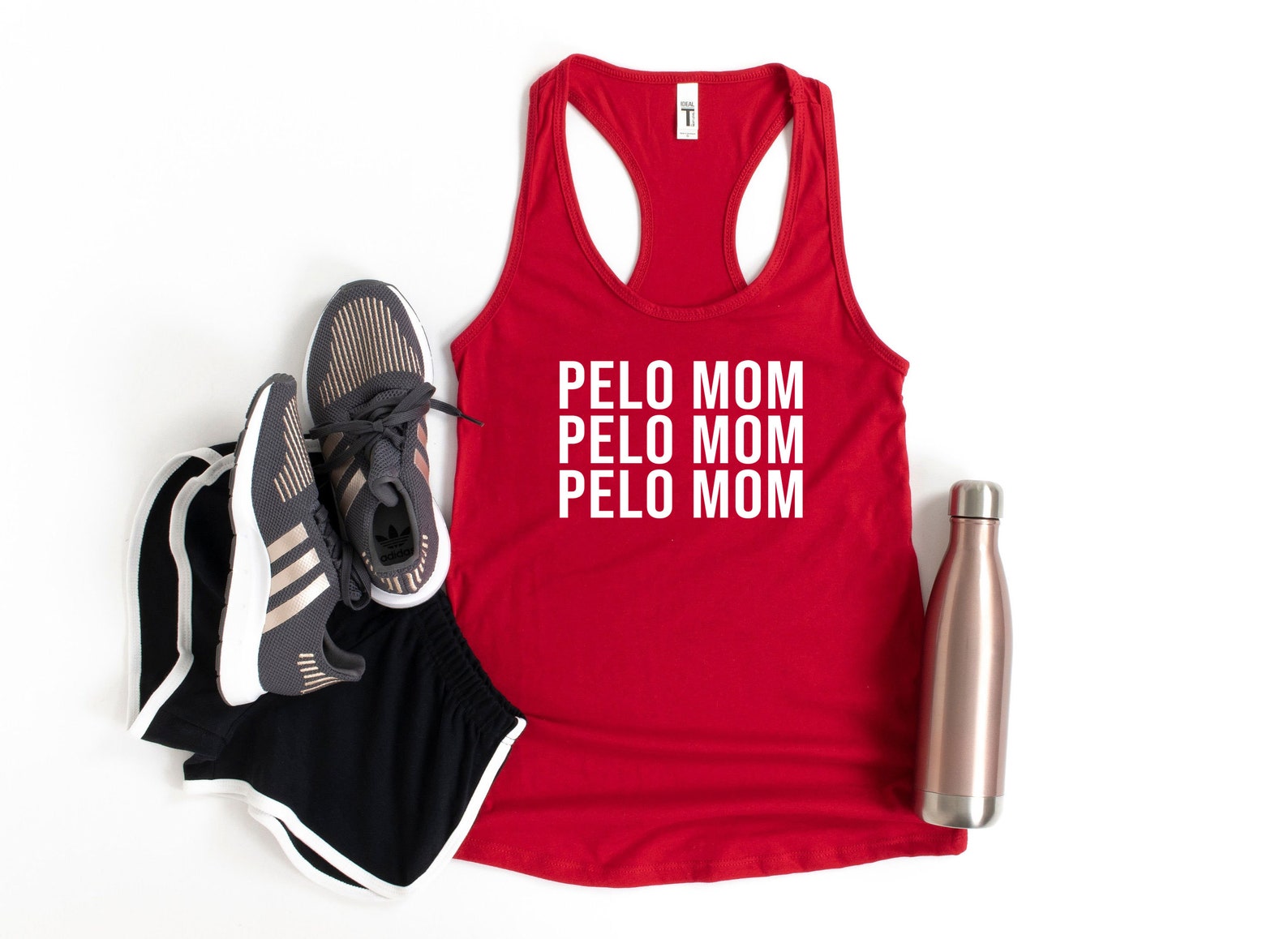 Peloton Mom Shirt Coffee Peloton Mom Repeat Tank Funny Mom Etsy