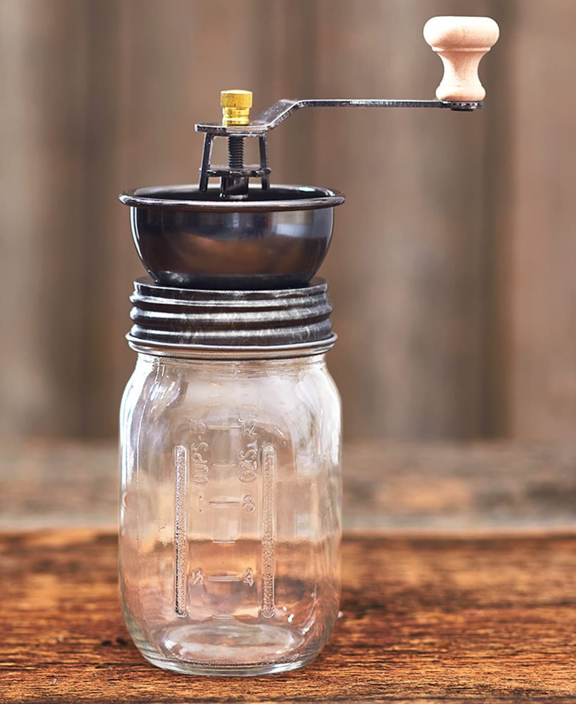 Mason Jar Coffee Grinder Vintage Style Manual Coffee Grinder Etsy