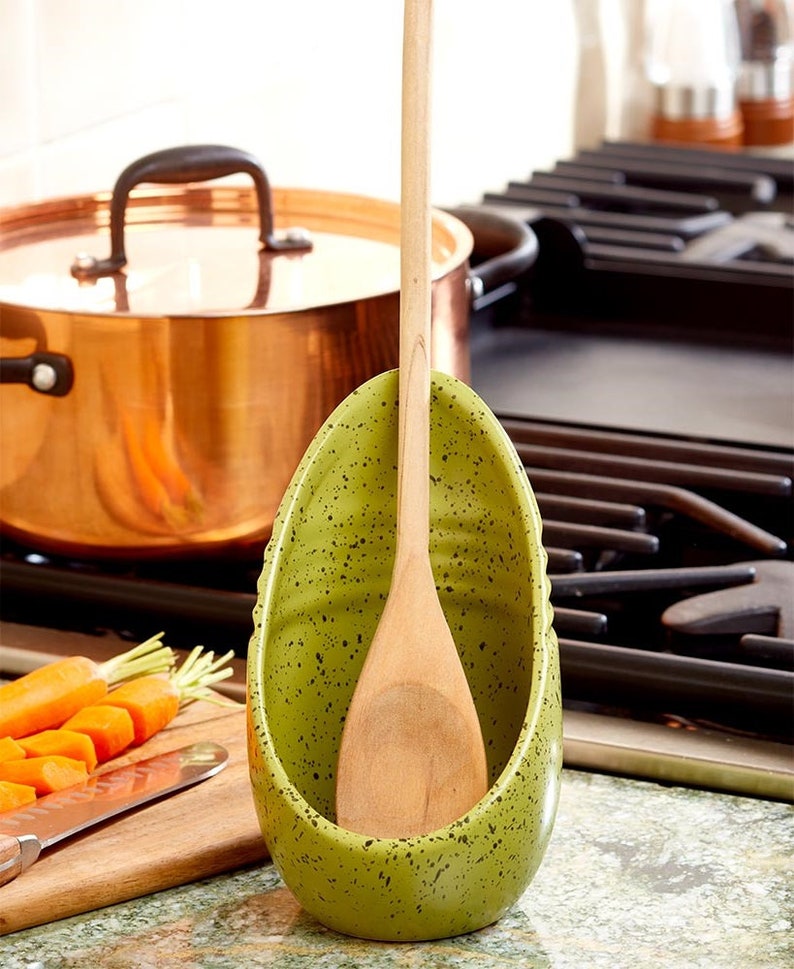 Ceramic Spoon Rest Spoon Rests for Kitchen Spoon Holder Etsy