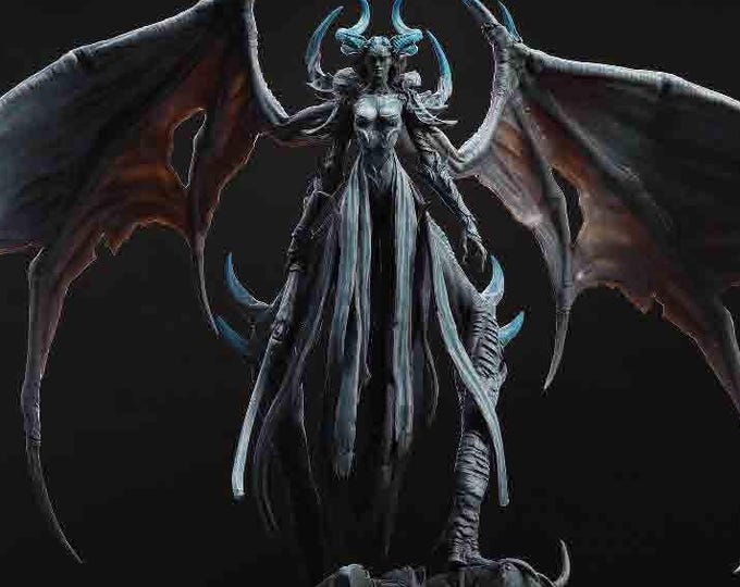 Featured listing image: Demon Queen | Lord of the Print | Crater of Infernus | Big | 3 in. Base