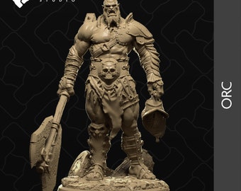 Orc | Collective Studio | Dead End | Gladiator | Battle Axe | Wargaming Size | Collectors size