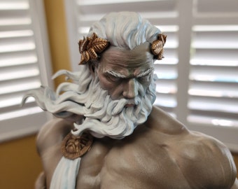 Zeus | God of Thunder | Greek Gods | 1/9 Scale Model | Painted