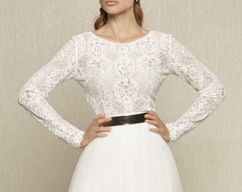 Lace bolero, bridal bolero