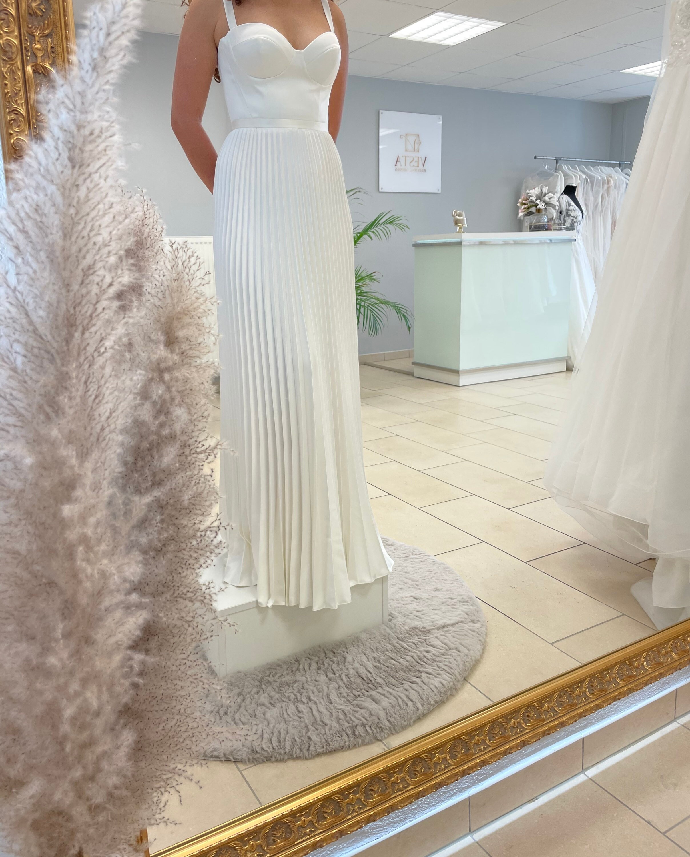 Wedding Dress Registry Office Dress in Satin Etsy