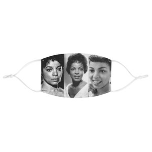 Black Icons| Ruby Dee Face Mask | Black Hollywood Fabric Face Mask