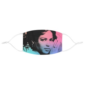 Dorothy Dandridge in Pastel Color Fabric Face Mask