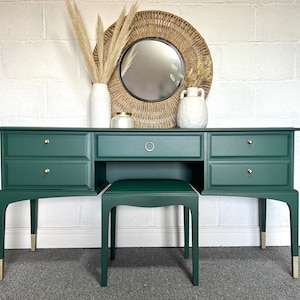 Available For Commission- Beautiful Stag Dressing Table & Stool