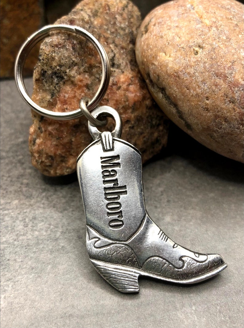 Marlboro Cowboy Boot Keychain