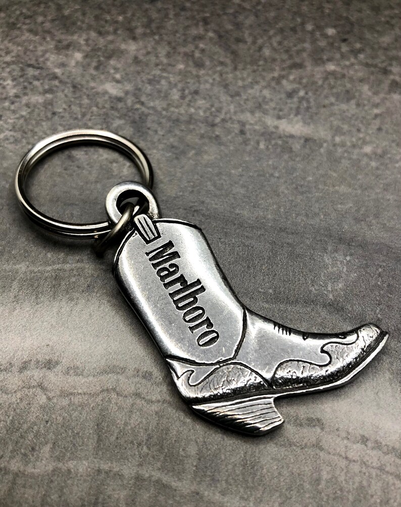 Marlboro Cowboy Boot Keychain