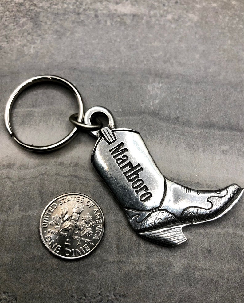 Marlboro Cowboy Boot Keychain