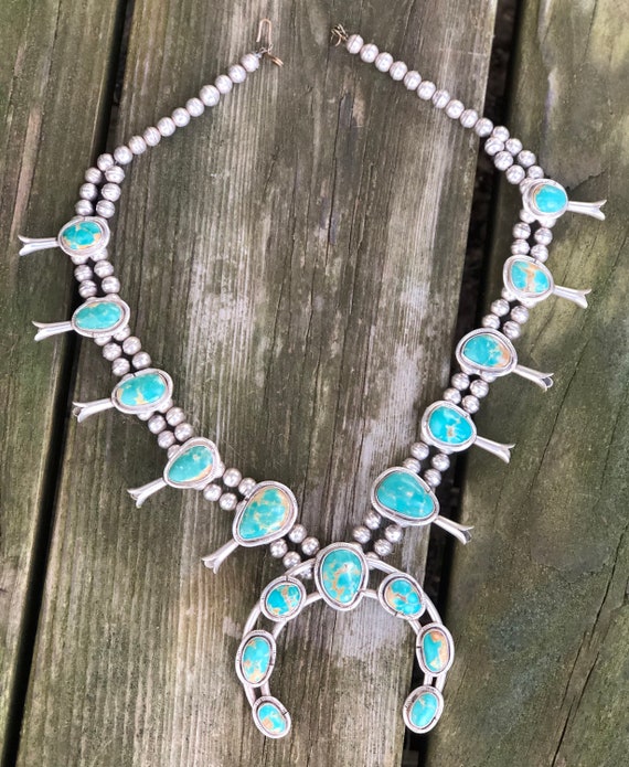 Vintage Squash Blossom Necklace