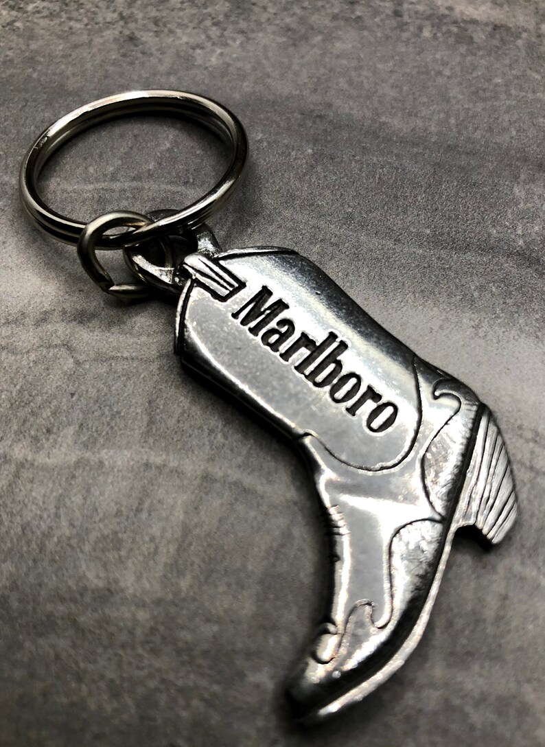 Marlboro Cowboy Boot Keychain