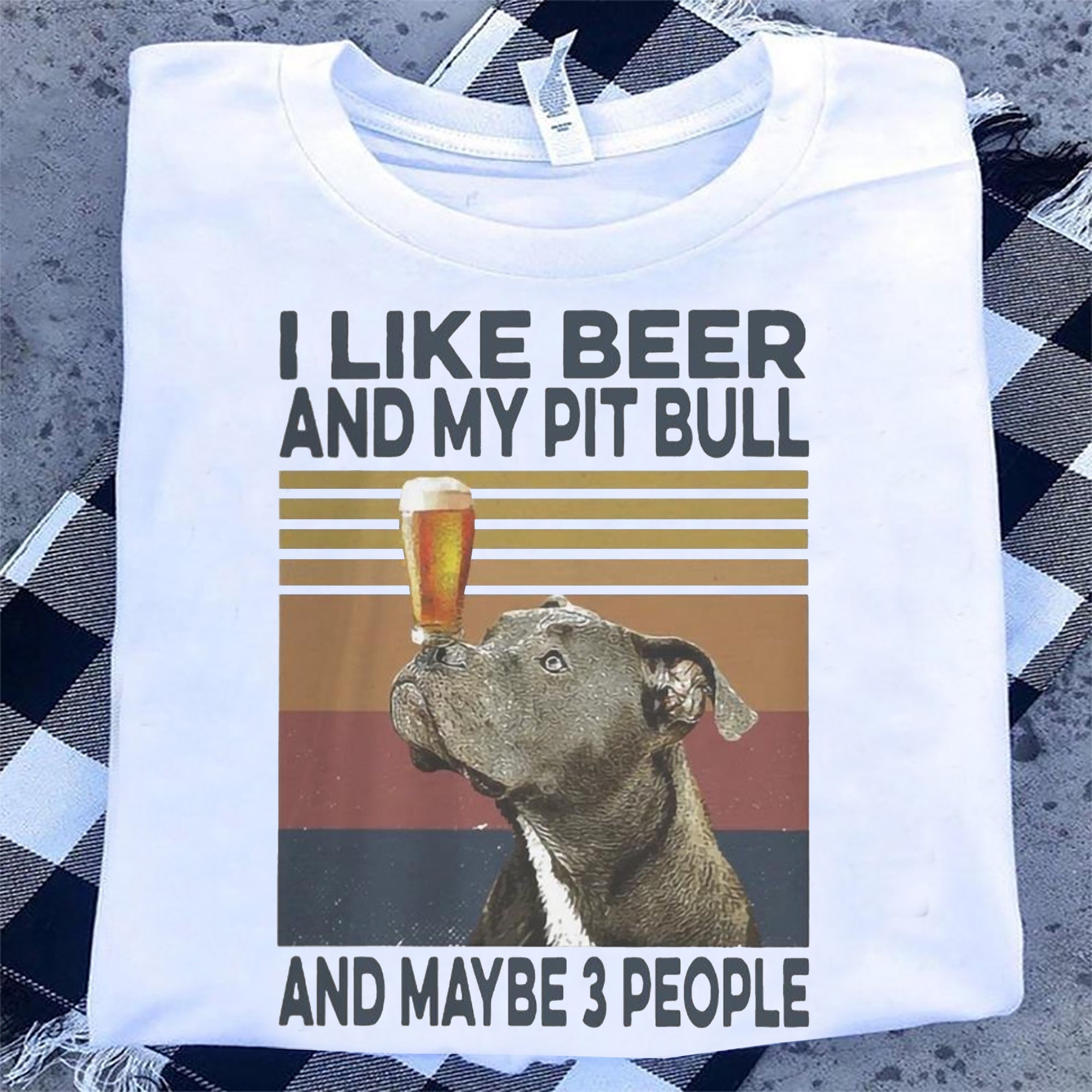 Pitbull I Like Beer And My PitBull And Maybe 3 People Dog Etsy