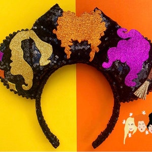 The Sanderson Sisters-Handmade Mouse Ears