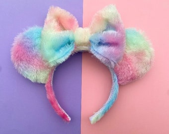 The Cotton Candy Fluffies - Handmade Mouse Ears