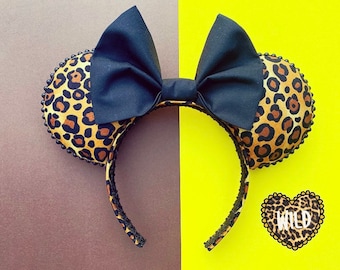 The Animal Leopard Print- Handmade Mouse Ears