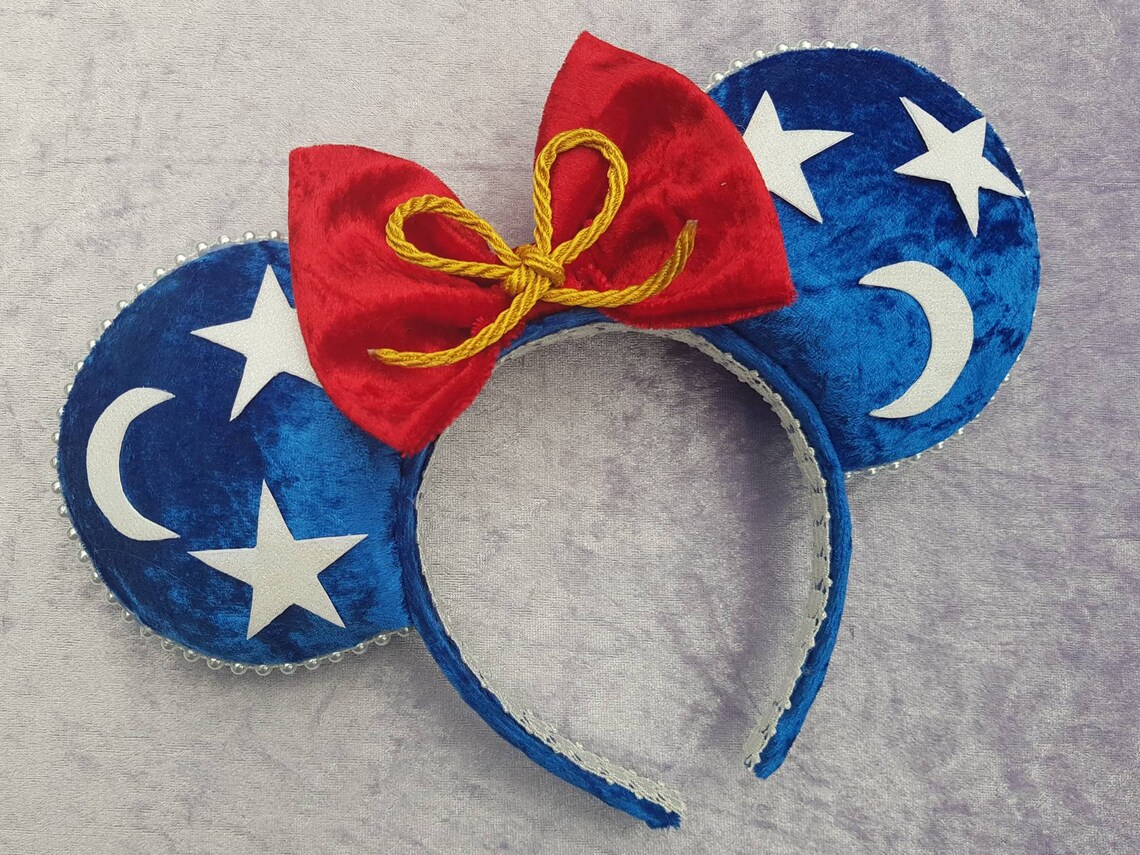 Mickey Sorcerer's Apprentice Inspired Mouse Ears Etsy
