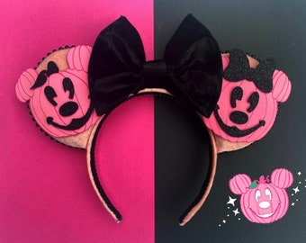 The Pink Mouse Pumpkins - Handmade Mouse Ears