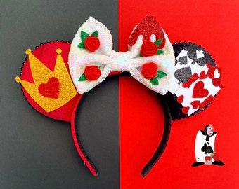 The Queen of Hearts- Handmade Mouse Ears