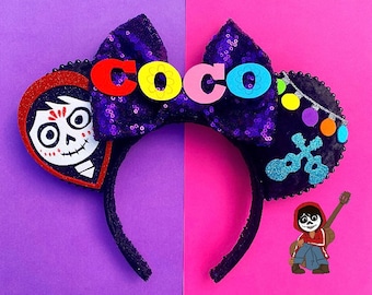 The Day Of The Dead-Handmade Mouse Ears