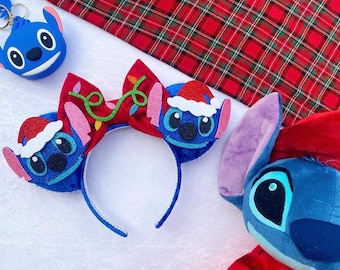 The Santa Stitch- Handmade Mouse Ears