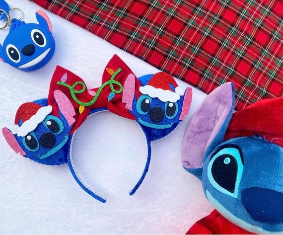 The Santa Stitch- Handmade Mouse Ears - Etsy
